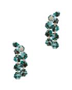 Lele Sadoughi Petal Drop Earrings Blue-drk 1size