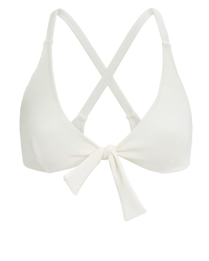 Solid & Striped Fiona Bikini Top Ivory M