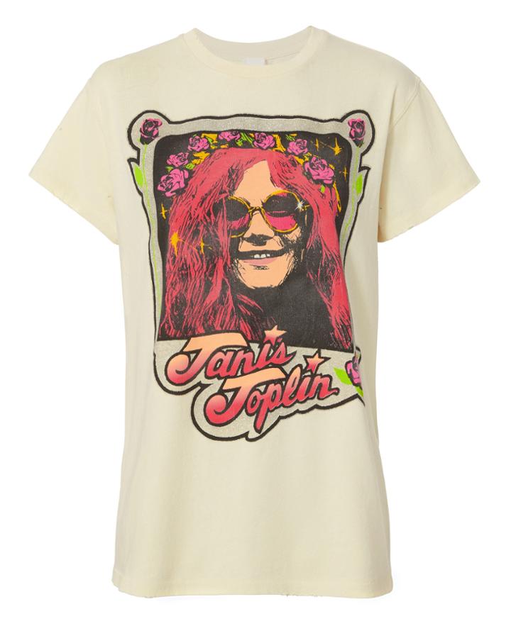 Made Worn Madeworn Janis Joplin Tee White S
