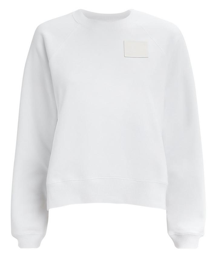 Proenza Schouler Pswl Shrunken White Sweatshirt White P