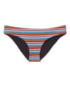 Onia Lily Rainbow Stripe Bikini Bottom