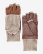 Carolina Amato Pop Top Fingerless Gloves