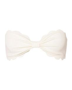 Marysia Antibes White Bandeau Bikini Top