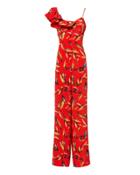 Amur Brielle Jumpsuit Red Zero