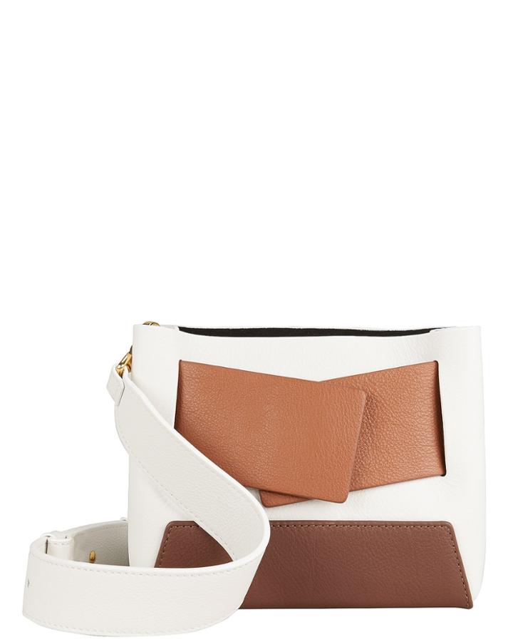 Yuzefi Dinky Shoulder Bag White/beige/brown 1size