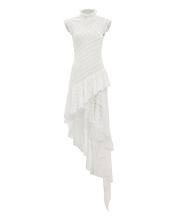 Philosophy Di L.serafini Philosophy Di Lorenzo Serafini Eyelet High-low Dress Ivory 40