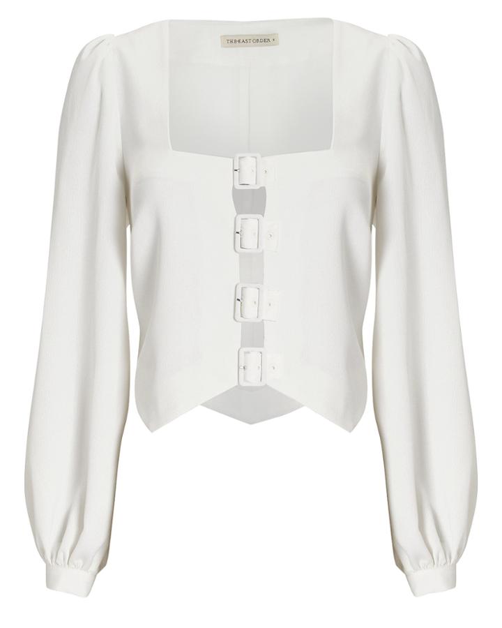 The East Order Fable Buckle Blouse White S