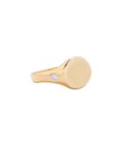 Loren Stewart Diamond Flank Ring Gold 6