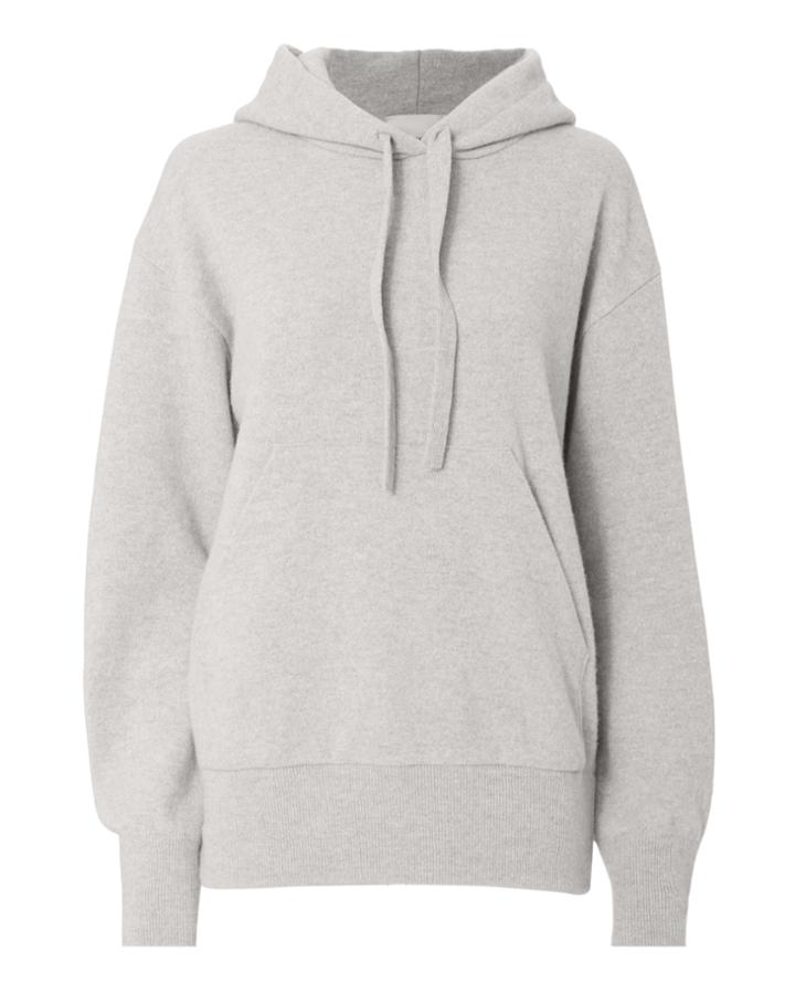 Laneus Ruffle Back Knit Hoodie