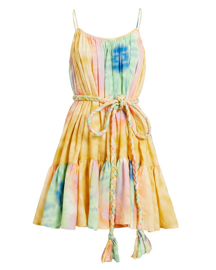 Rhode Resort Nala Tie-dye Mini Dress Tie-dye P