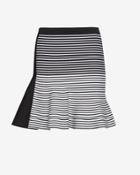 Ohne Titel Striped Flare Mini Skirt
