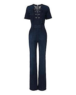 Frame Le Lace-up Jumpsuit