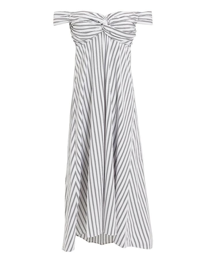 Alc A.l.c. Arsenio Off Shoulder Dress Multi 8