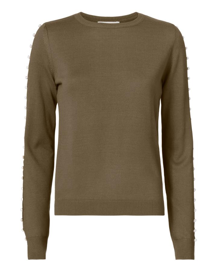 Adeam Pearl Button Detail Sweater