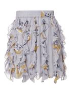 Tryb212 Maisie Ruffle Mini Skirt Pri-floral P