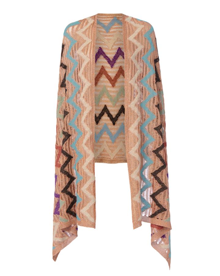 Missoni Rose Gold Zig Zag Poncho