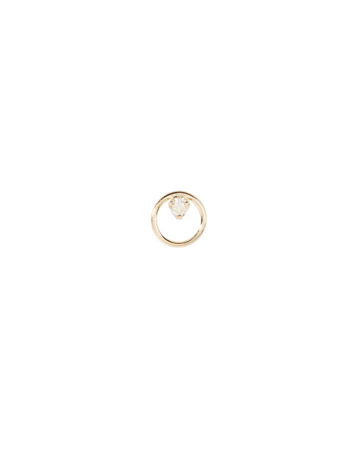 Zoe Chicco Gold Circle Stud Earring Gold 1size