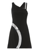 David Koma One Shoulder Embellished Dress Black 6