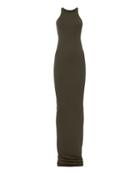 Rick Owens Drkshdw Rib Tank Jersey Gown Emerald M