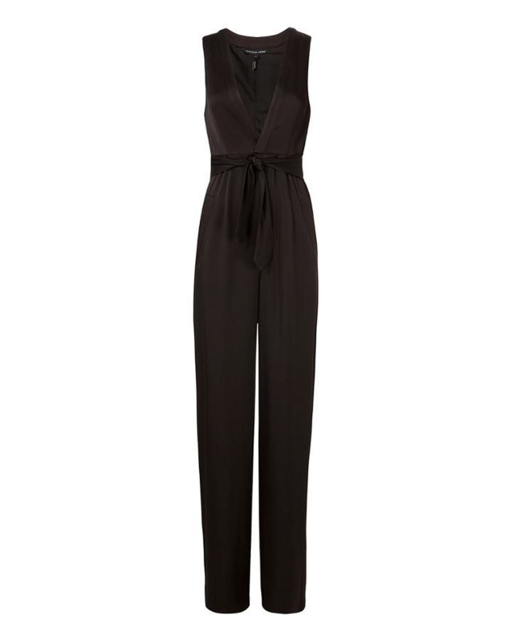 Marissa Webb Jordyn Black Jumpsuit Black 2