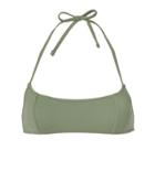 Solid & Striped Jessica Bikini Top Green S