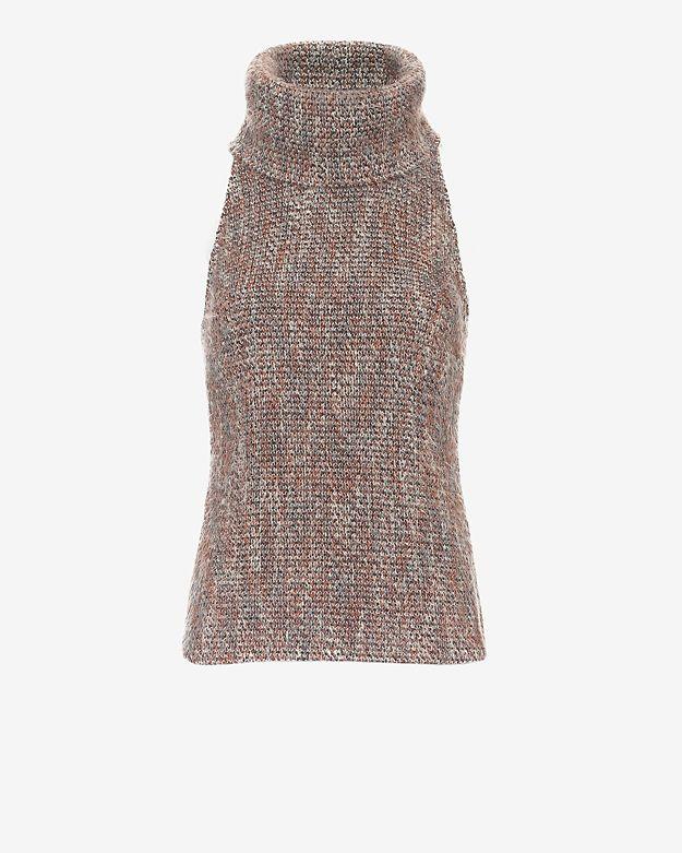 Exclusive For Intermix Mira Tweed Knit Turtleneck