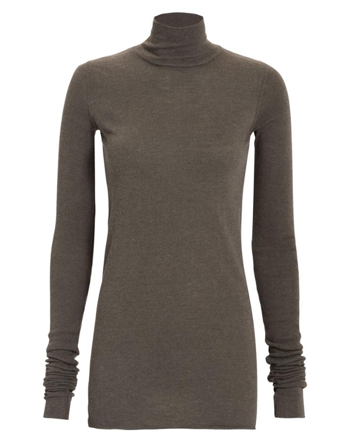 Rick Owens Lilies Grey Turtleneck Grey 38