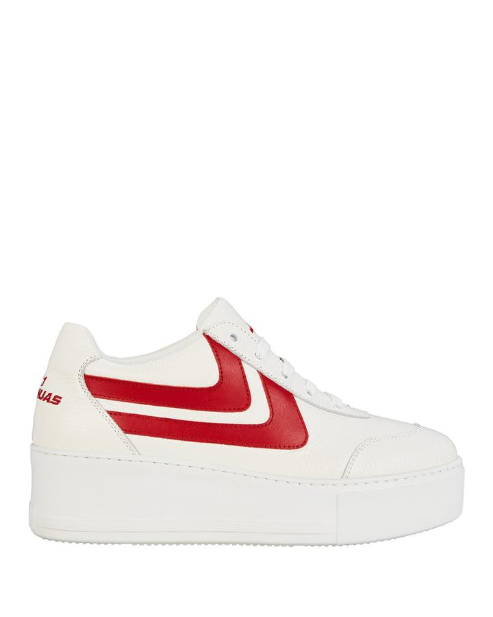 Joshua Sanders Retro Platform Sneakers White 37