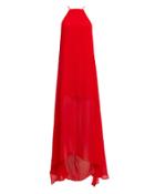 Alexandra Miro Sofia Red Maxi Dress Red P