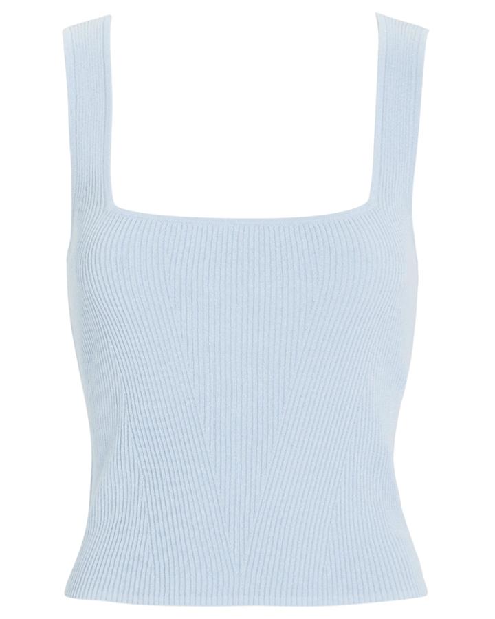 Exclusive For Intermix Intermix Sylvie Knit Tank Light Blue M