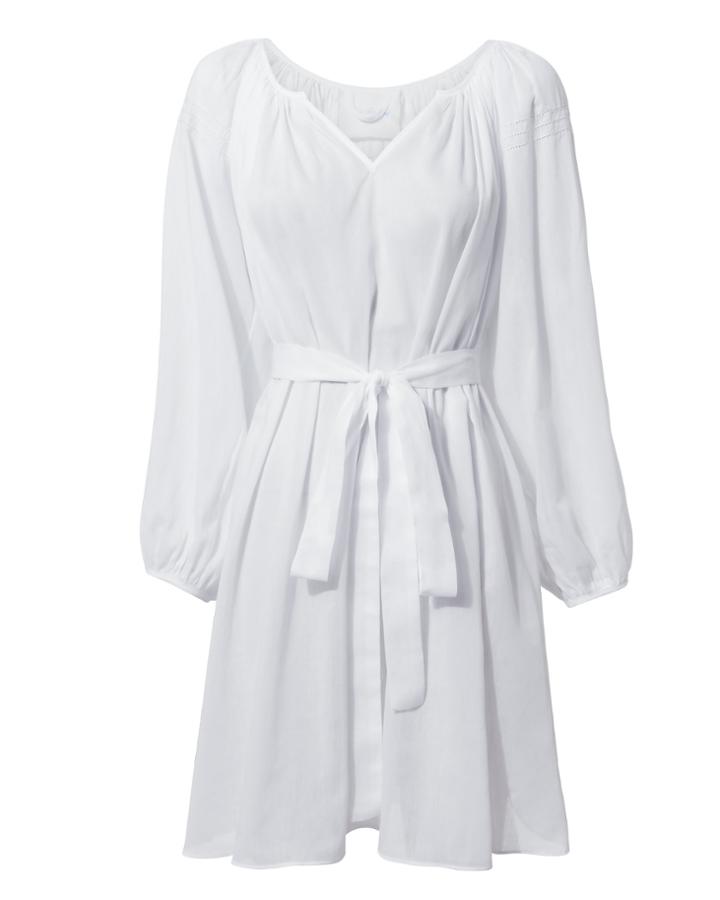 Loup Charmant Peasant Dress White S