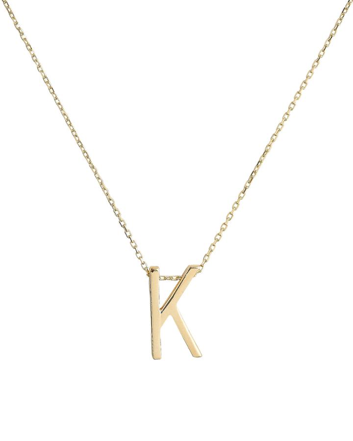 Nickho Rey K Alphabet Necklace Gold 1size
