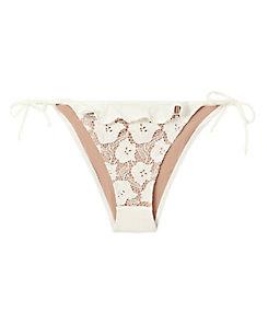 For Love & Lemons For Love &amp; Lemons Corsica Lacey Ruffle Bikini Bottom