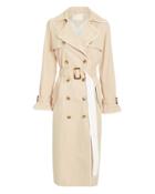 Notes Du Nord Kassidy Trench Coat Beige/white 38