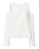 Exclusive For Intermix Cambria Lace Detail Top White P