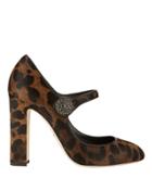 Dolce & Gabbana Leopard Mary Jane Pumps