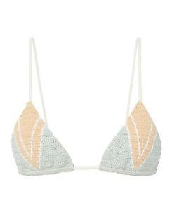 Rove Swimwear Mediterranean Crochet Triangle Bikini Top