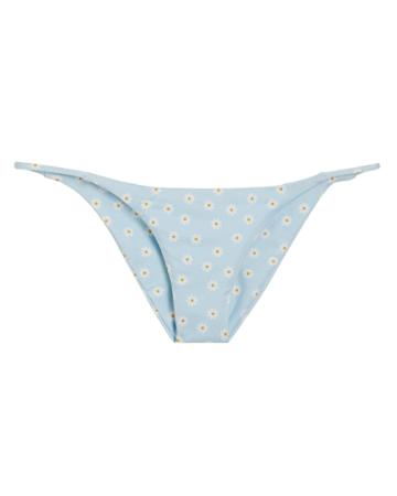 Same Swim Llc Same Swim Daisy String Bikini Bottom Blue/daisy S