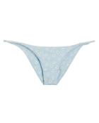 Same Swim Llc Same Swim Daisy String Bikini Bottom Blue/daisy S