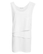 Alexanderwang.t Layered Muscle T-shirt Dress White P