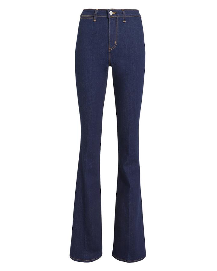 L'agence Joplin Flare Jeans Dark Denim 30