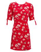 Exclusive For Intermix Intermix Cleo Printed Mini Dress Red Floral Zero