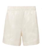 Helmut Lang Silk Ivory Shorts Ivory Zero