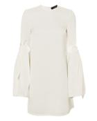 Ellery Thelma Tie Sleeve Mini Dress White 6