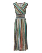 Missoni Striped Lurex Midi Dress Multi 40