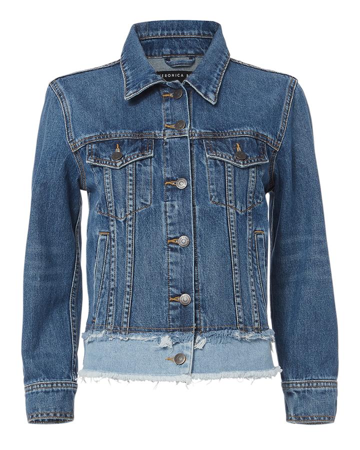 Veronica Beard Marianne Jean Jacket Denim-drk P