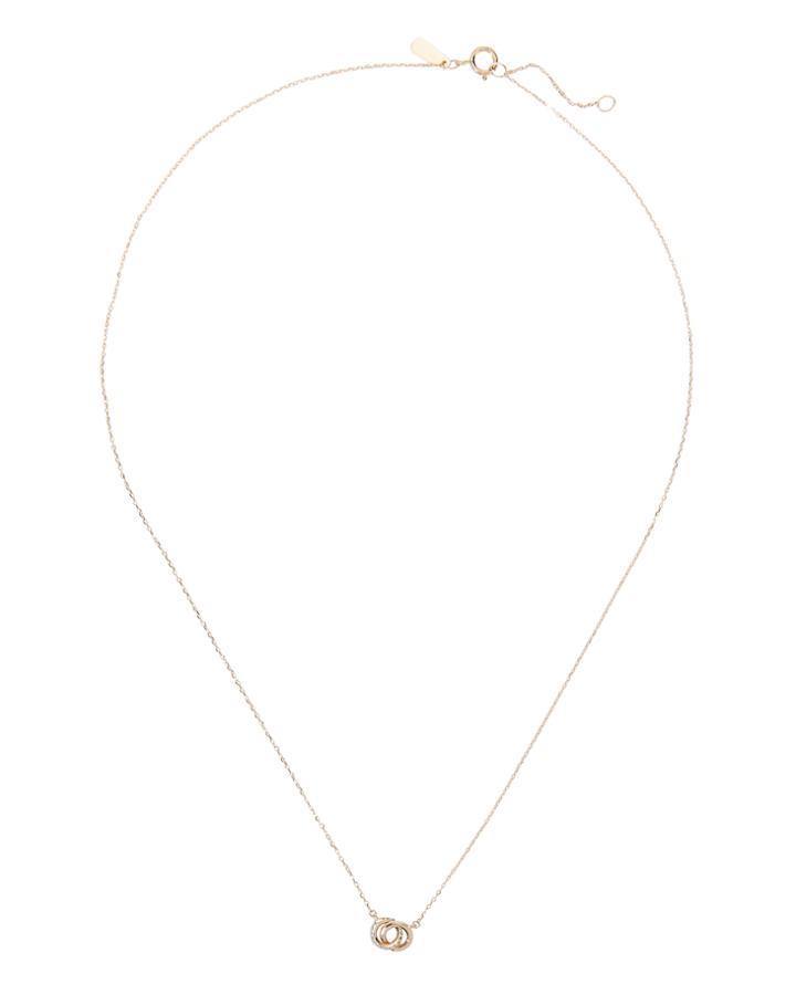 Adina Reyter Pav Interlocking Loop Necklace Gold 1size