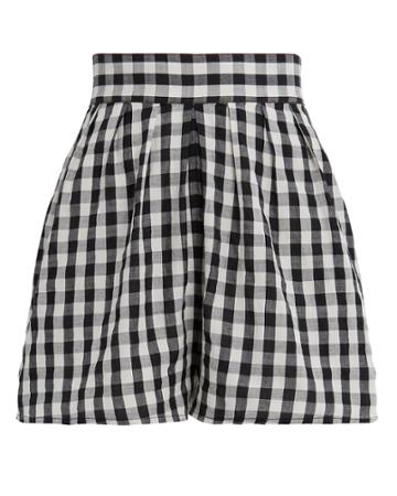 Annak Anaak Annex Gingham Shorts Black/white 2