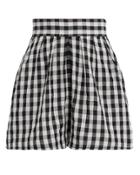 Annak Anaak Annex Gingham Shorts Black/white 2