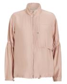 3.1 Phillip Lim Zip-up Anorak With Cinched Sleeves Rose M